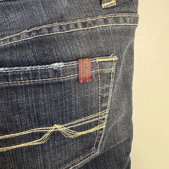 Vintage Buffalo Jeans Womens PINK-X Low-Rise Bootcut Jeans Gray/Black Sz 29 - Picture 5 of 16